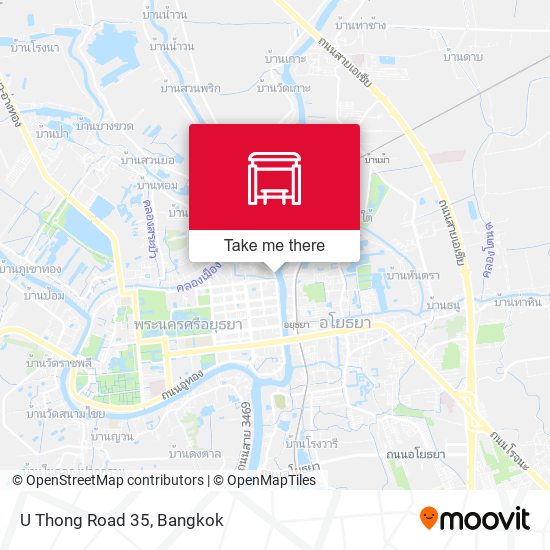 U Thong Road 35 map