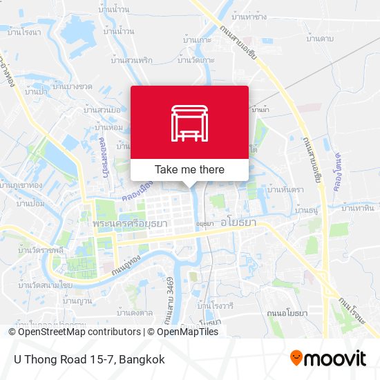 U Thong Road 15-7 map