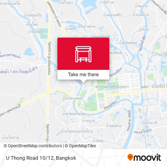 U Thong Road 10/12 map