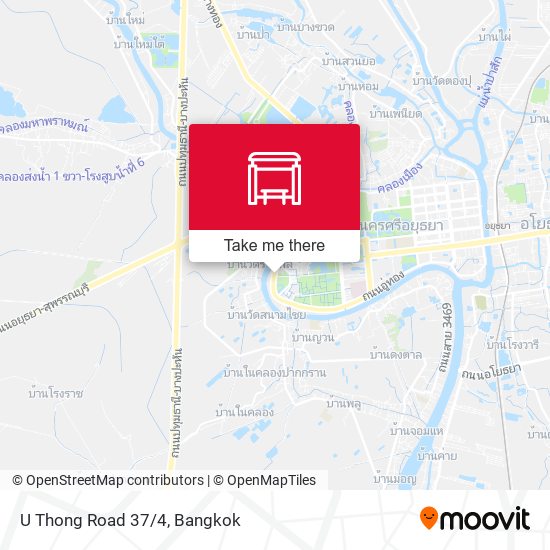 U Thong Road 37/4 map