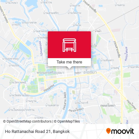 Ho Rattanachai Road 21 map