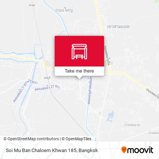 Soi Mu Ban Chaloem Khwan 185 map