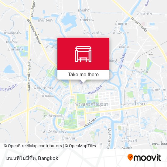 ถนนทีไมมีชือ map