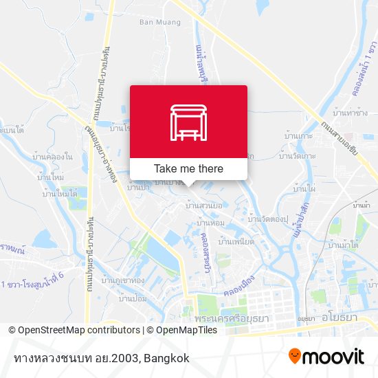 ทางหลวงชนบท อย.2003 map