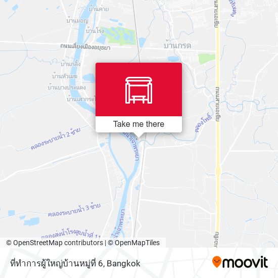 ที่ทำการผู้ใหญ่บ้านหมู่ที่ 6 map
