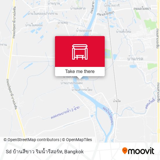 Sd บ้านสีขาว ริมน้ำรีสอร์ท map