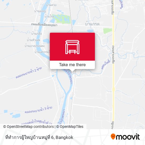 ที่ทำการผู้ใหญ่บ้านหมู่ที่ 6 map