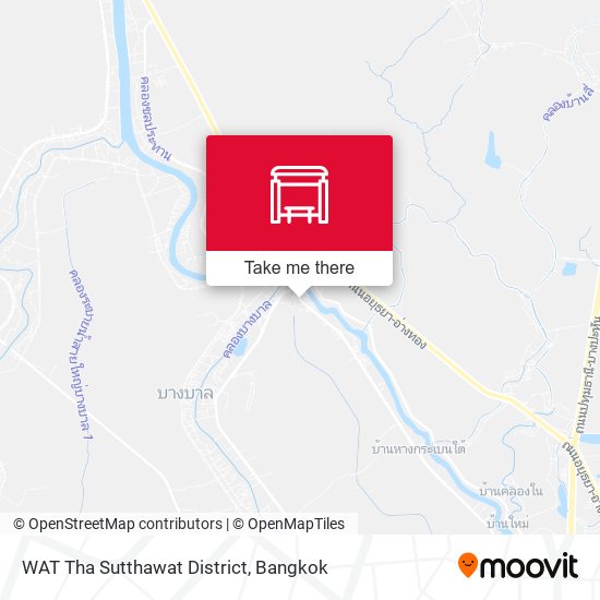 WAT Tha Sutthawat District map