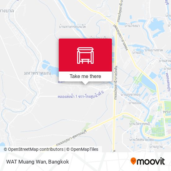 WAT Muang Wan map