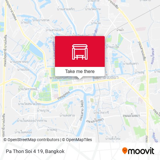 Pa Thon Soi 4 19 map