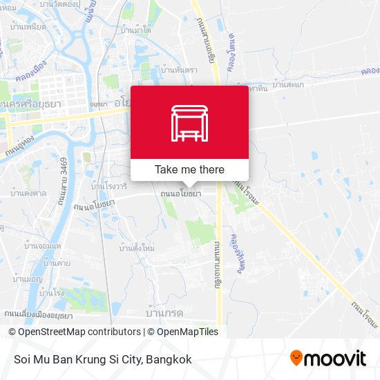Soi Mu Ban Krung Si City map