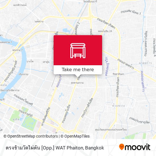 ตรงข้ามวัดไผ่ตัน [Opp.] WAT Phaiton map