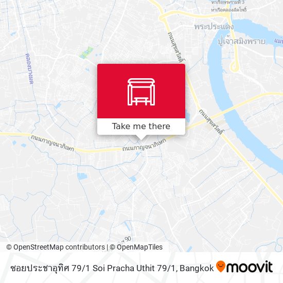 ซอยประชาอุทิศ 79 / 1 Soi Pracha Uthit 79 / 1 map