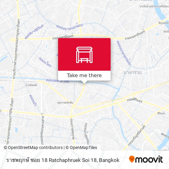 ราชพฤกษ์ ซอย 18 Ratchaphruek Soi 18 map