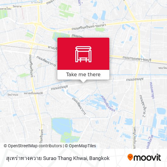 สุเหร่าทางควาย Surao Thang Khwai map