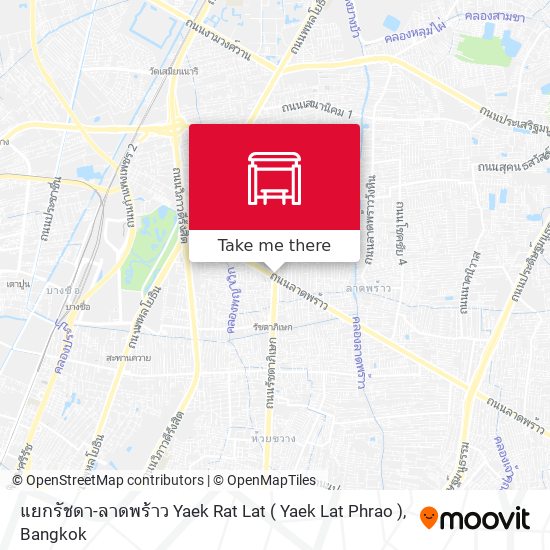 แยกรัชดา-ลาดพร้าว Yaek Rat Lat ( Yaek Lat Phrao ) map