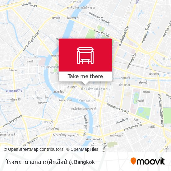 โรงพยาบาลกลาง(ฝั่งเสือป่า) map