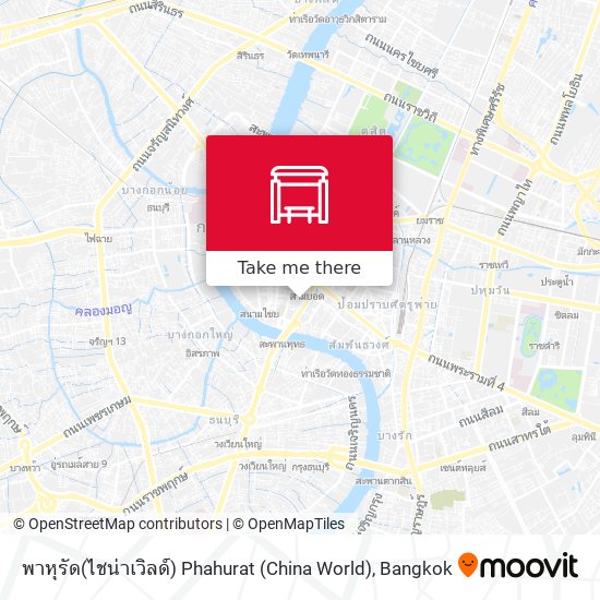 พาหุรัด(ไชน่าเวิลด์) Phahurat (China World) map