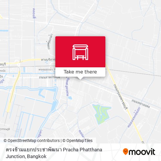 ตรงข้ามแยกประชาพัฒนา Pracha Phatthana Junction map