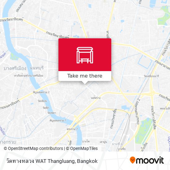 วัดทางหลวง WAT Thangluang map