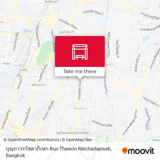 บุญถาวรรัชดาภิเษก Bun Thawon Ratchadapisek map