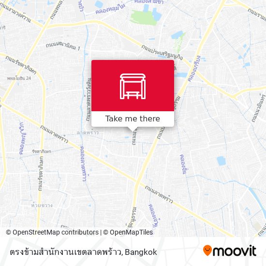 ตรงข้ามสำนักงานเขตลาดพร้าว map