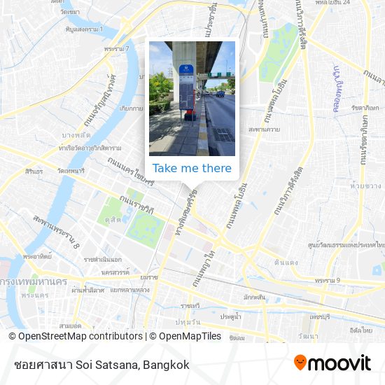 ซอยศาสนา Soi Satsana map