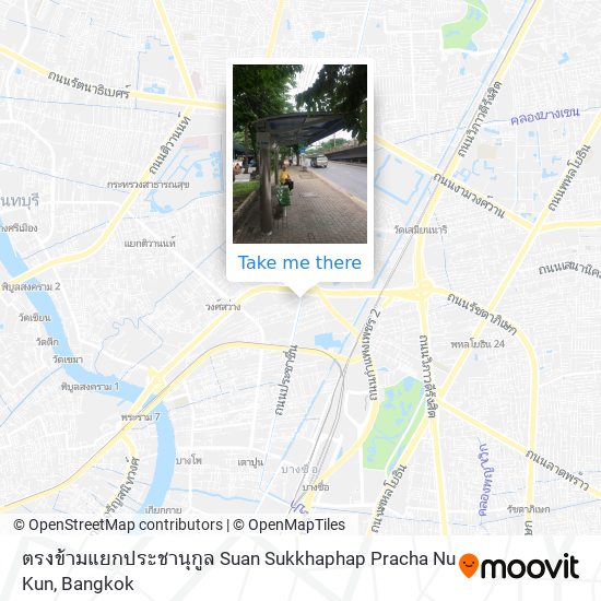 ตรงข้ามแยกประชานุกูล Suan Sukkhaphap Pracha Nu Kun map