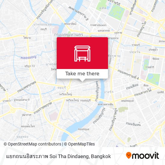 แยกถนนอิสระภาพ Soi Tha Dindaeng map