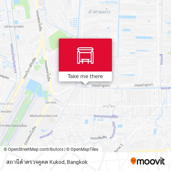 สถานีตำตรวจคูคต Kukod map