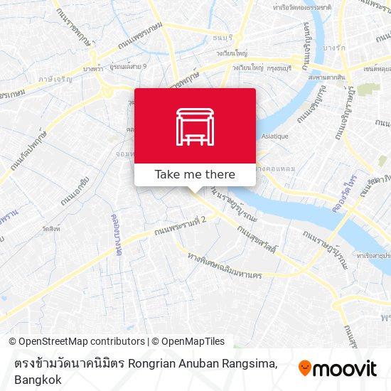ตรงข้ามวัดนาคนิมิตร Rongrian Anuban Rangsima map