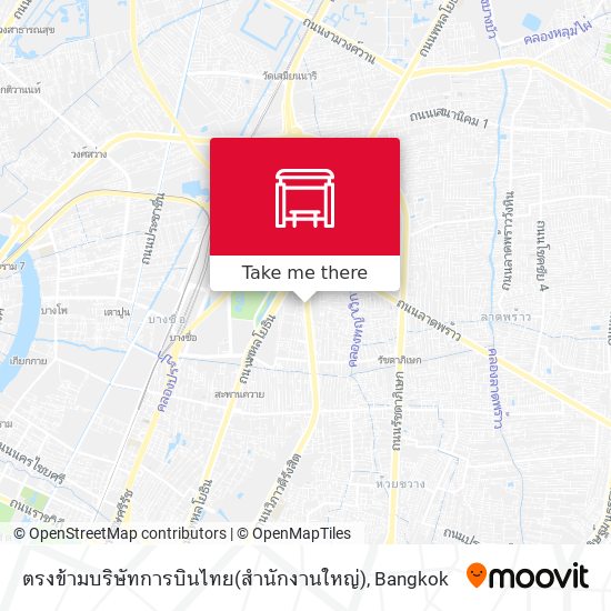 ตรงข้ามบริษัทการบินไทย(สำนักงานใหญ่) map