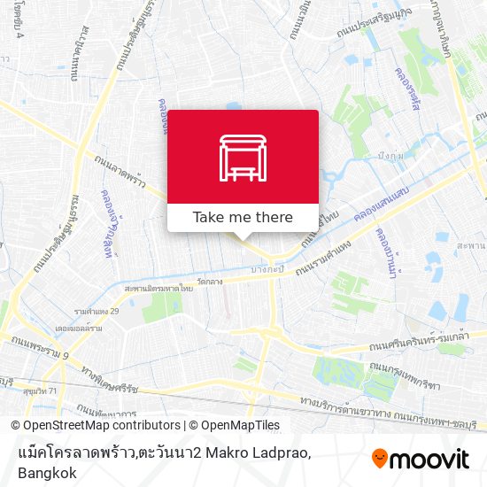 แม็คโครลาดพร้าว,ตะวันนา2 Makro Ladprao map