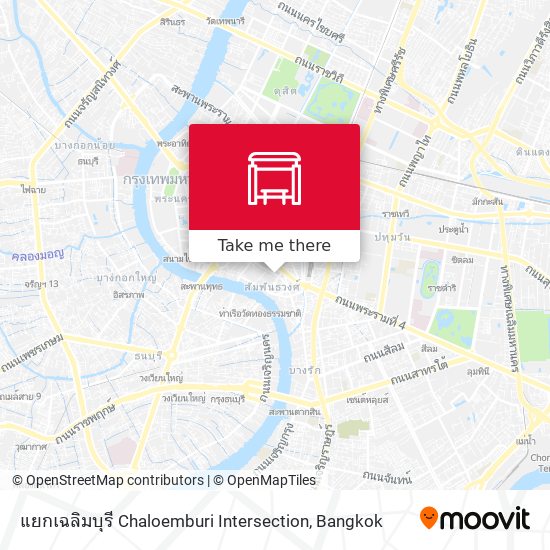 แยกเฉลิมบุรี Chaloemburi Intersection map