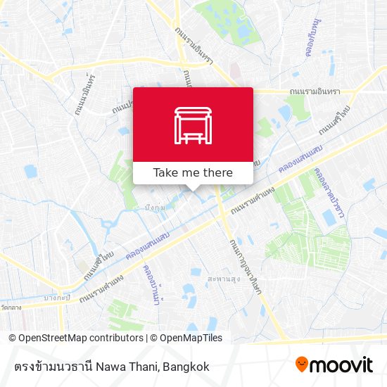 ตรงข้ามนวธานี Nawa Thani map