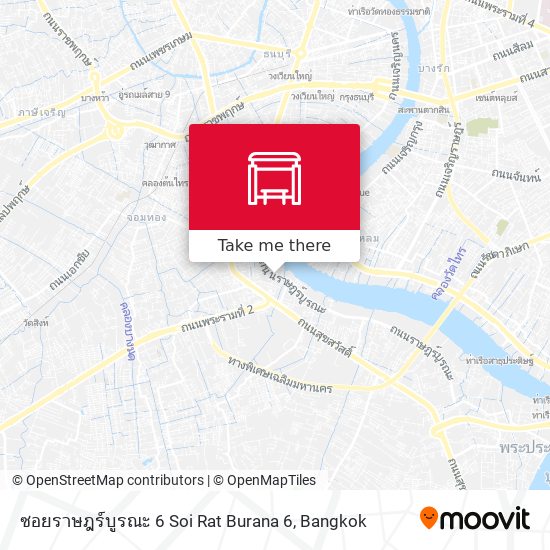 ซอยราษฎร์บูรณะ 6 Soi Rat Burana 6 map