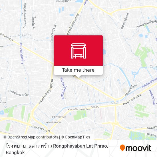 โรงพยาบาลลาดพร้าว Rongphayaban Lat Phrao map