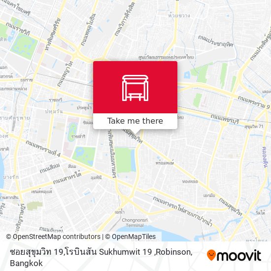 ซอยสุขุมวิท 19,โรบินสัน  Sukhumwit 19 ,Robinson map