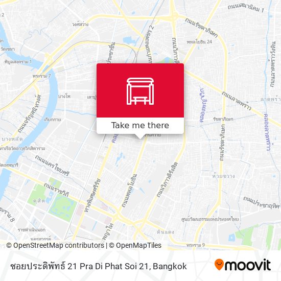 ซอยประดิพัทธ์ 21 Pra Di Phat Soi 21 map