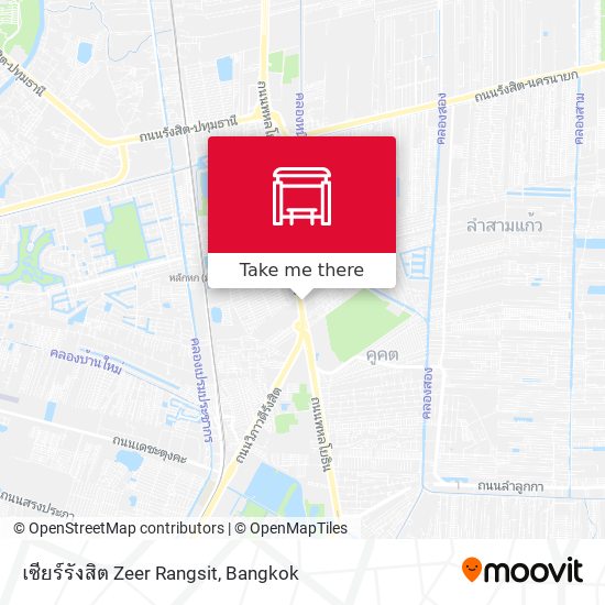 เซียร์รังสิต Zeer Rangsit map