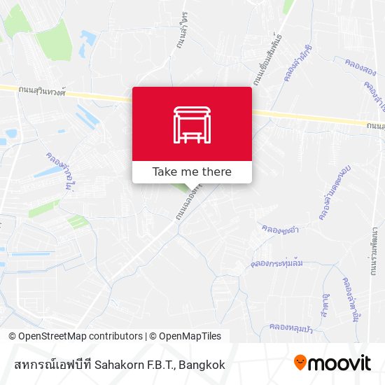 สหกรณ์เอฟบีที Sahakorn F.B.T. map