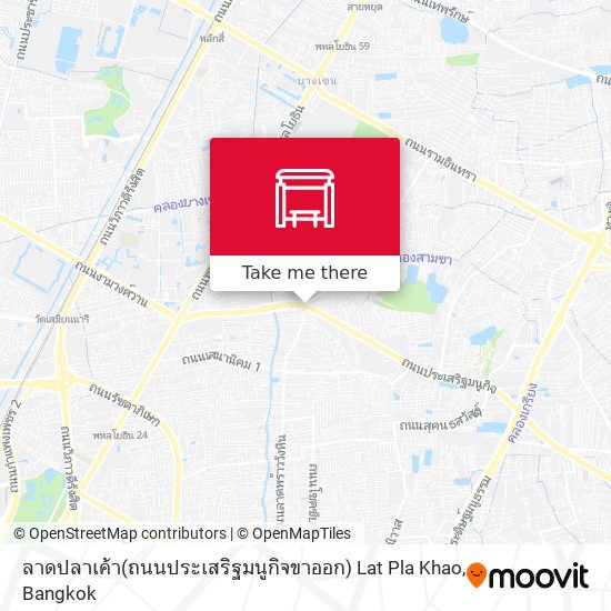 ลาดปลาเค้า(ถนนประเสริฐมนูกิจขาออก) Lat Pla Khao map