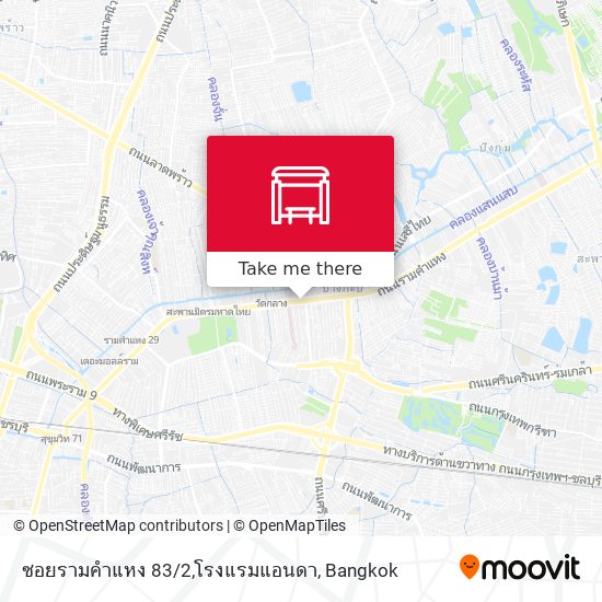 ซอยรามคำแหง 83/2,โรงแรมแอนดา map