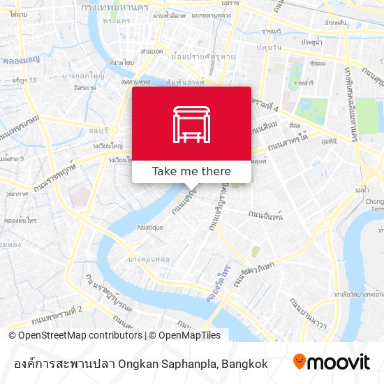 องค์การสะพานปลา Ongkan Saphanpla map