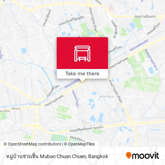 หมู่บ้านชวนชื่น Muban Chuan Chuen map