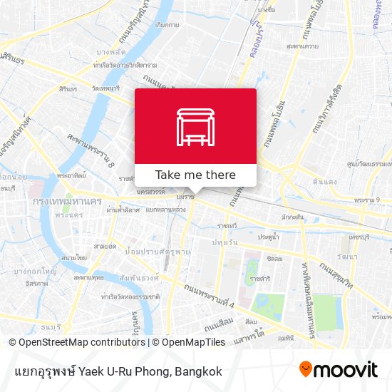 แยกอุรุพงษ์ Yaek U-Ru Phong map