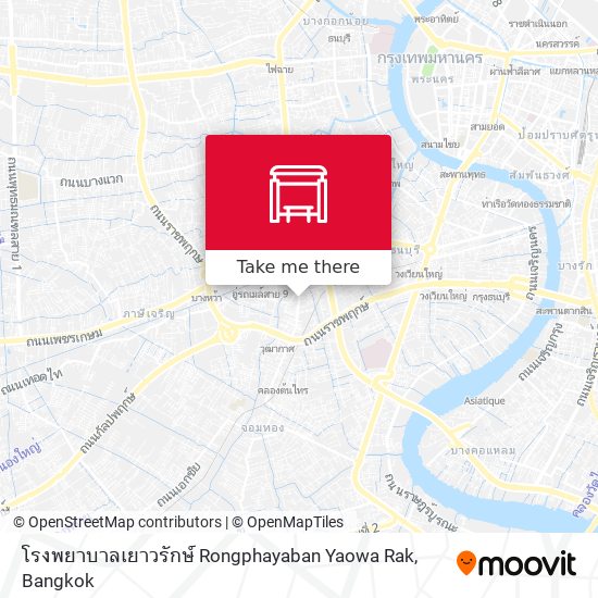 โรงพยาบาลเยาวรักษ์ Rongphayaban Yaowa Rak map