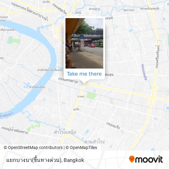 แยกบางนา(ขึ้นทางด่วน) map