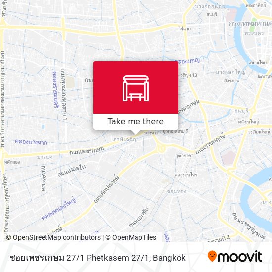 ซอยเพชรเกษม 27 / 1 Phetkasem 27 / 1 map