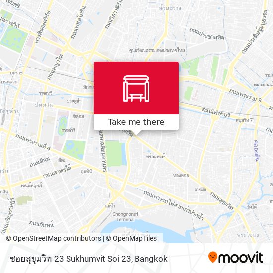 ซอยสุขุมวิท 23 Sukhumvit Soi 23 map